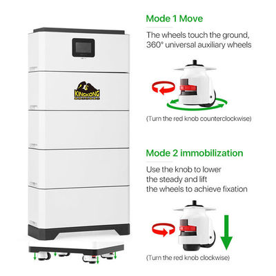 ハイブリッド・グリッド接続 幅広くマッチされたインバーター LFP モジュラー型積み重ねられた高電圧電池 ホームエネルギー貯蔵システム 15-40