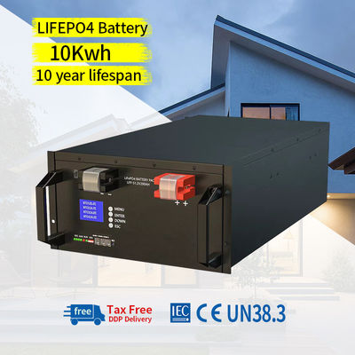 サイクルの寿命 6000 倍 51.2V 300ah 100Ah ライフポ4 リチウムイオン電池 太陽光発電