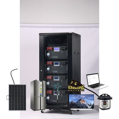ラック搭載 51.2V 120Ah 6Kwh 48V LiFePO4 太陽光インバーター エネルギー貯蔵電池システム