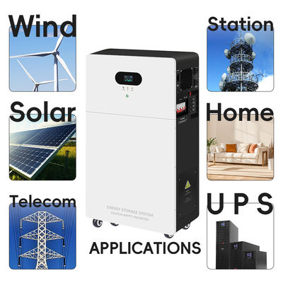 電力網外用の強力な5〜10kWh出力電源範囲 太陽光発電貯蔵電池システム