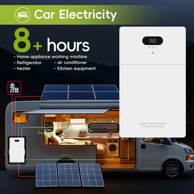 電力網外用の強力な5〜10kWh出力電源範囲 太陽光発電貯蔵電池システム