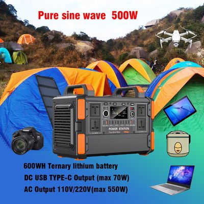 CE FCC ROHS PSE MSDS UN38.3 認証されたリチウム電池付きポータブルソーラー発電機