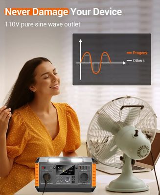 520WH リチウムイオン電池 ソーラーパネル 携帯ソリューション MPPTコントローラ
