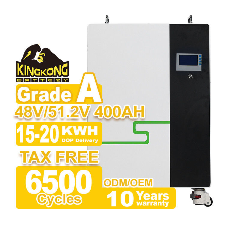 48V 51.2V LiFePO4 バッテリーパック 200Ah 300Ah 400Ah 15kWh 20kWh 太陽光発電の貯蔵用
