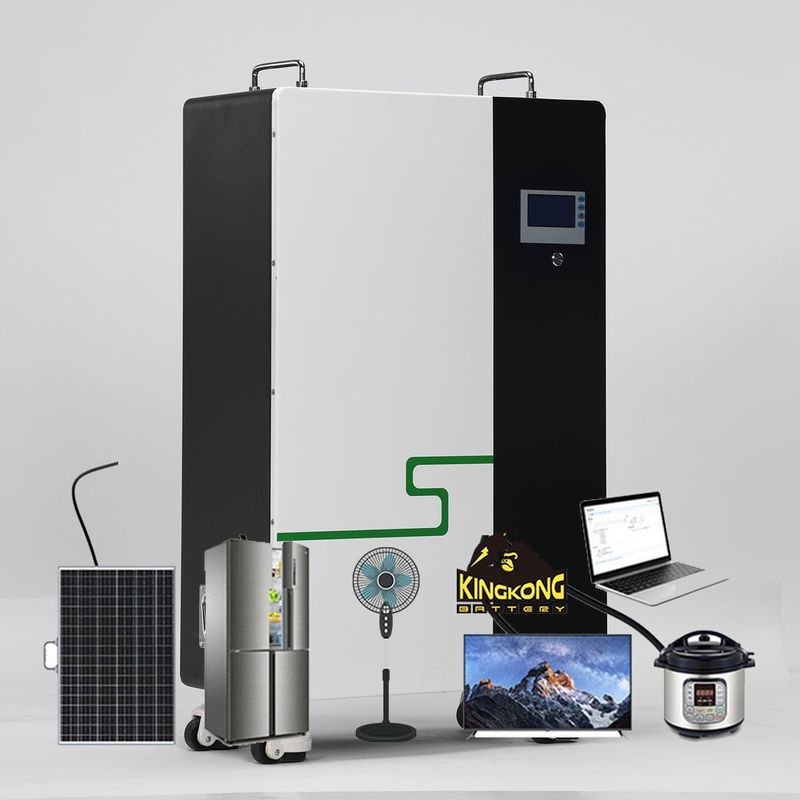 6000 倍 サイクルの寿命 パワー ウォールマウント リチウム電池 51.2V 10Kwh 太陽光発電システム