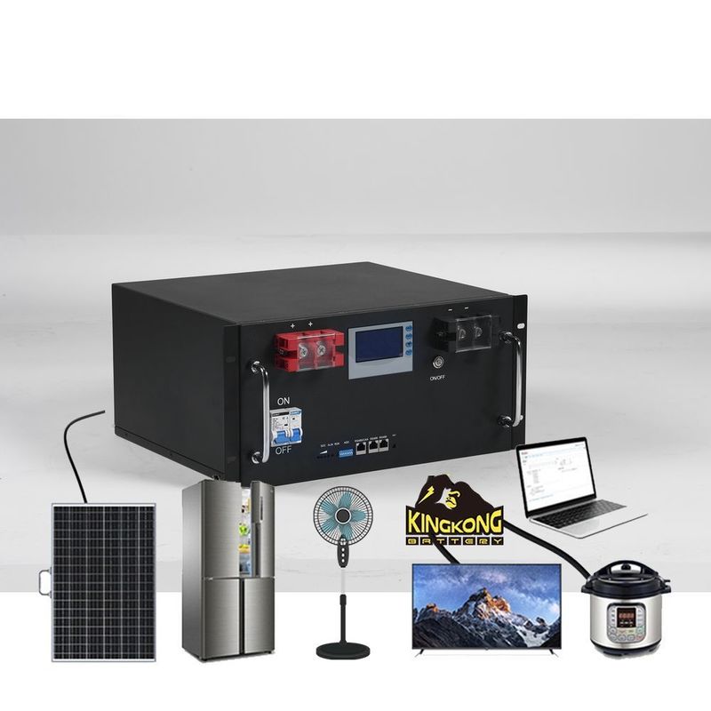 LiFePO4 280Ah 48V ラック搭載リチウム電池 14Kwh 太陽光家庭用エネルギー貯蔵システム