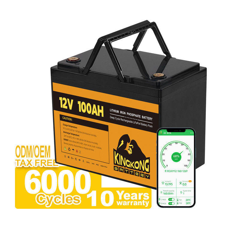 100% 放電率 24v 200Ah リチウムイオン電池 深循環太陽エネルギー貯蔵