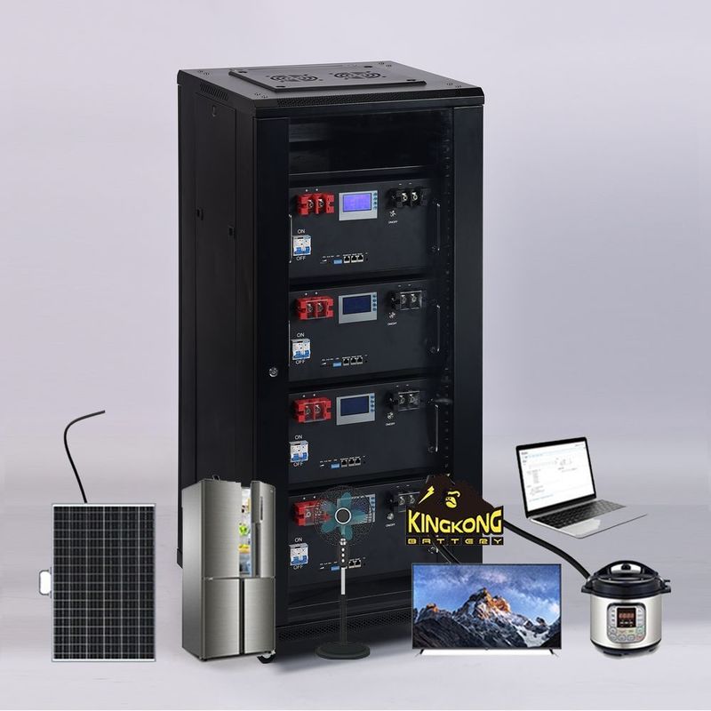 24V 48V 51.2V LiFePO4 太陽電池 5kwh 6000サイクル 太陽系緊急用電源