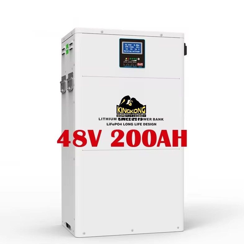 200Ah 48V LiFePo4 バッテリー 10Kwh 太陽系用 51.2V 100Ah エネルギー貯蔵 L485 X W298 X H802