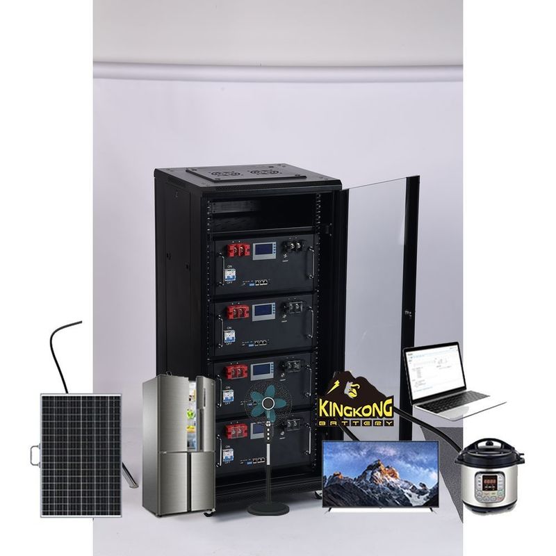 サーバーラックにエネルギー貯蔵用の48V200AHリオン太陽電池パック