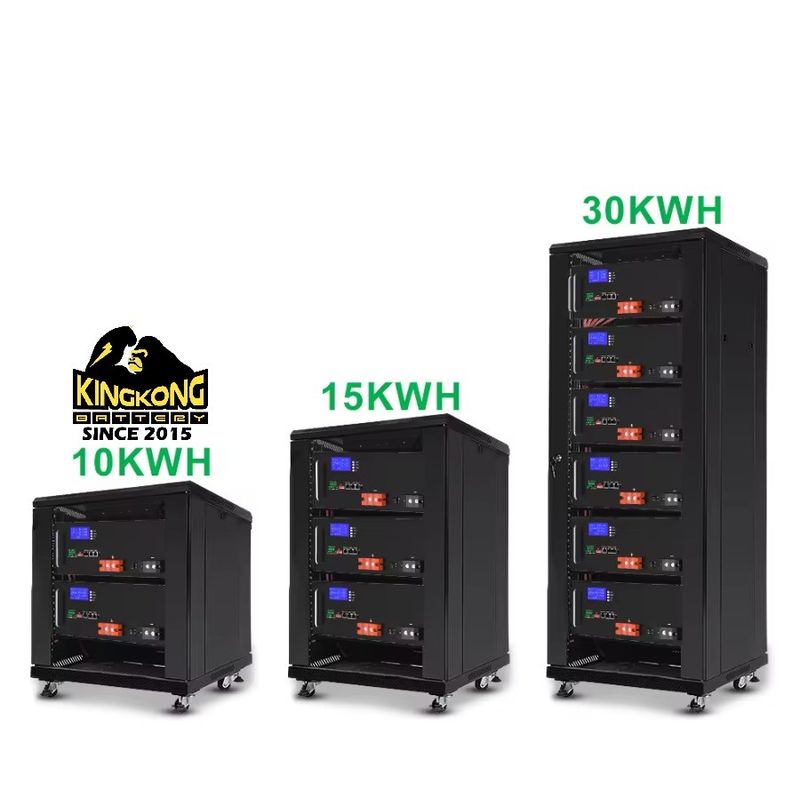 安価 10kwh 15kwh 30kwh 40kwh 50kwh 積み重ねられるラック搭載 エネルギー貯蔵電池