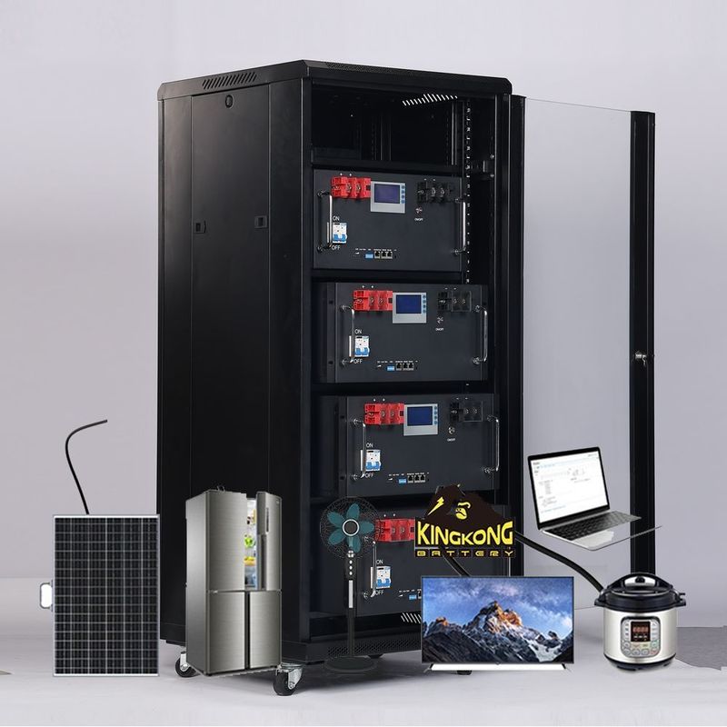 カスタマイズされたサイズ 48v ラックマウント リチウム電池 家庭用ラック 太陽光発電の貯蔵ソリューション