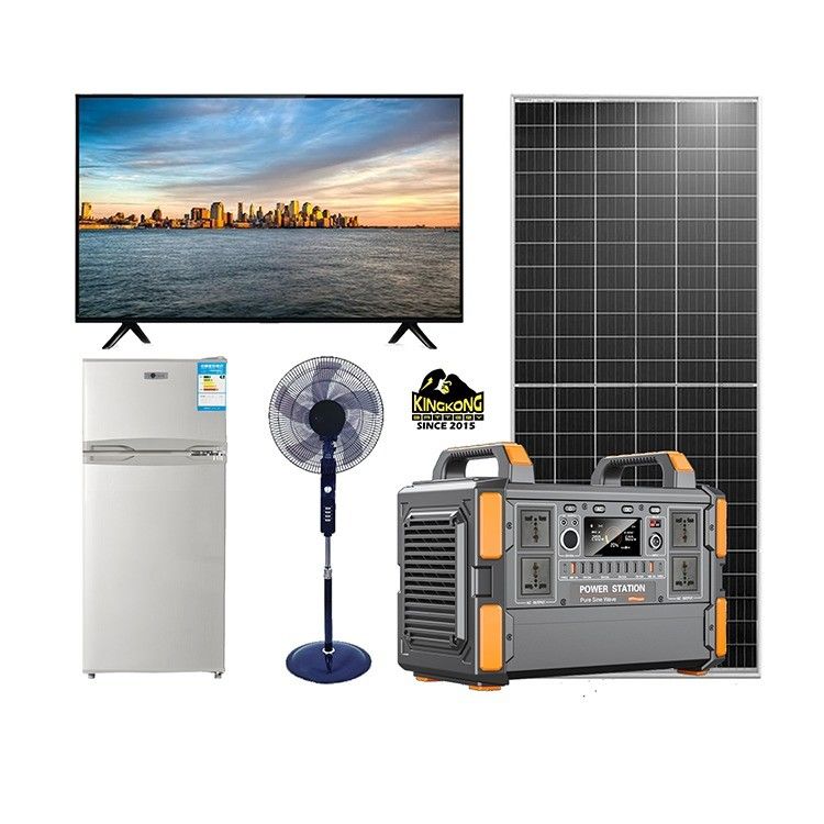 500W/1KW リチウム電池 家庭用テレビや照明用の携帯太陽光発電機