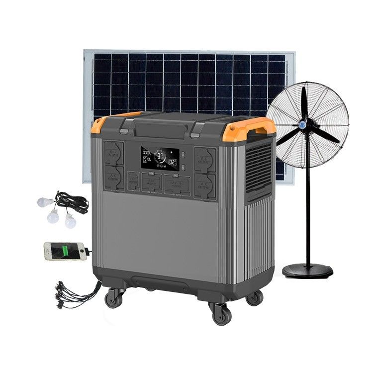 1KW ミニキット 家庭用照明システム用デジタルLCDディスプレイ付き太陽光発電機